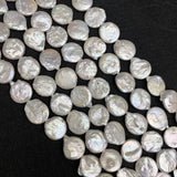 18mm Freshwater Pearl Button Beads DIY Jewelry Making