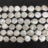 18mm Freshwater Pearl Button Beads DIY Jewelry Making