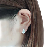 Freshwater Pearl Earrings, 925 Sterling Silver Clip-On Jewelry