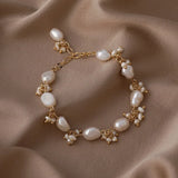 Freshwater Pearl Ins Niche Bracelet Beads Beaded Cold Style