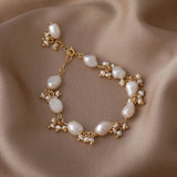 Freshwater Pearl Ins Niche Bracelet Beads Beaded Cold Style