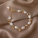 Freshwater Pearl Ins Niche Bracelet Beads Beaded Cold Style