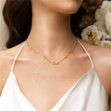 Freshwater Pearl Name Pendants For Women Personalized Letters Necklace