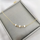 Freshwater Pearl Necklace Choker 14K Filled Pendants Boho Collier Femme