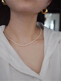 Freshwater Pearl Necklace Temperament Necklace