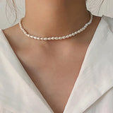 Freshwater Pearl Necklace Temperament Necklace
