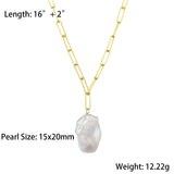 Baroque Pearl Necklace 925 Sterling Silver Chain Freshwater Pendant Jewelry