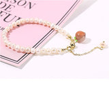Freshwater Pearl Peach Bracelet Women Bracelets Jewelry