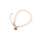 Freshwater Pearl Peach Bracelet Women Bracelets Jewelry