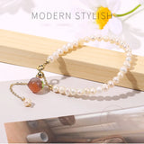 Freshwater Pearl Peach Bracelet Women Bracelets Jewelry
