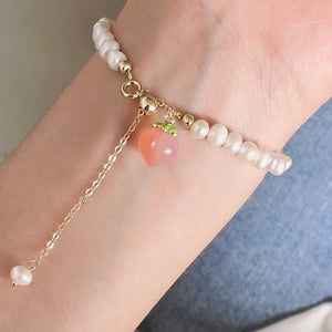 Freshwater Pearl Peach Bracelet Women Bracelets Jewelry