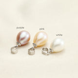 Freshwater Pearl Pendant 925 Silver, Real Natural Pearl Jewelry