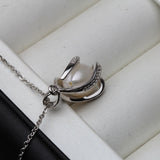 Freshwater Pearl Pendant Fittings 925 Silver