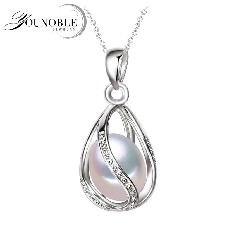 Freshwater Pearl Pendant Fittings 925 Silver