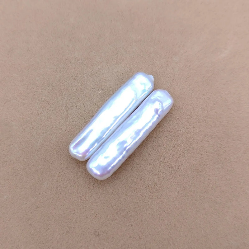 Baroque Freshwater Pearl Toothpick Beads Pendant DIY Jewelry Making
