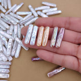 Baroque Freshwater Pearl Toothpick Beads Pendant DIY Jewelry Making