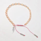 Freshwater Pearls Bracelets Red Thread 925 Silver Beads Bracelet