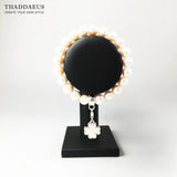 Freshwater Pearls Charm Bracelet in 925 Sterling Silver