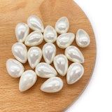 Freshwater Shell Teardrop Shape Natural Necklace Pendant Charm Earrings 5pcs