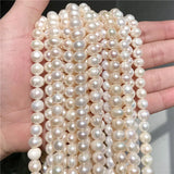 Freshwater Pearl Beads 6-11mm Potato Round Natural Pearls Beads For Jewelry