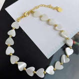 Freshwater Pearl Evil Eye Bracelet for Women