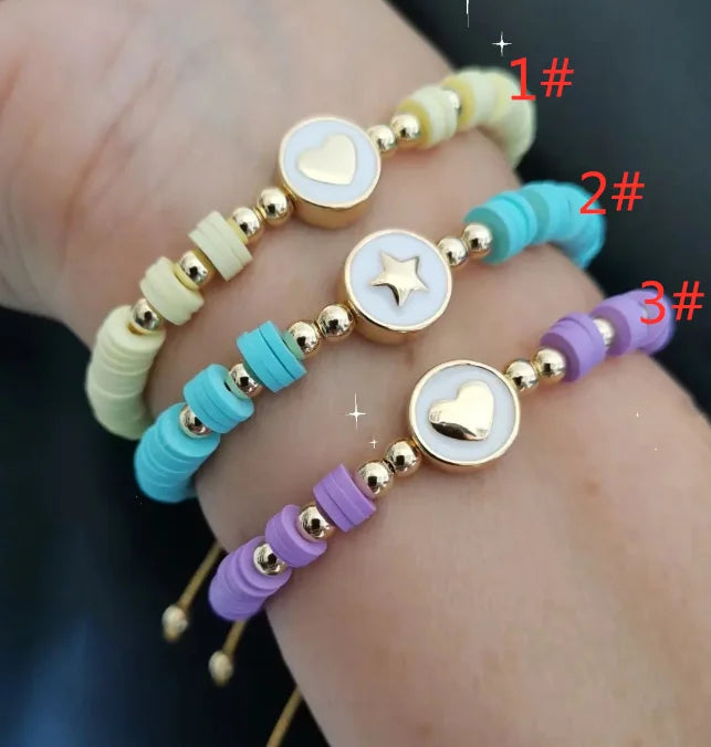 Freshwater Pearl Bracelet with Heart Charm - Women's Jewelry