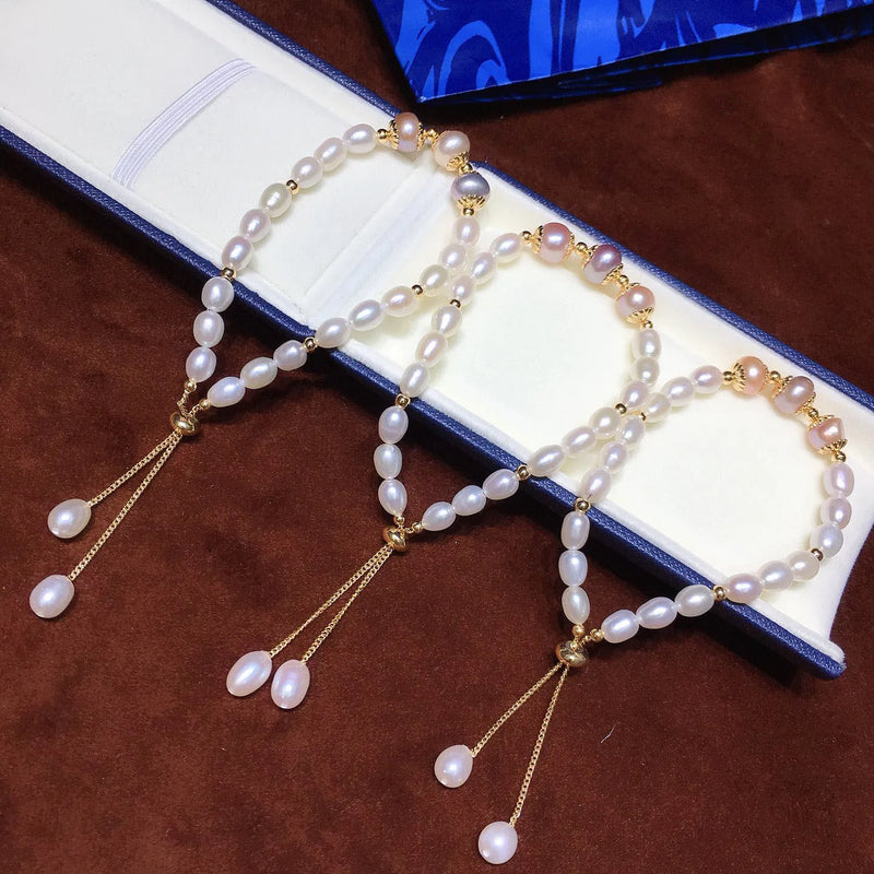 Freshwater Pearl Bracelet 5-8mm Niche Fashionable Design