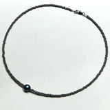Freshwater Pearl Necklace 2mm & 8-9mm 17INCH