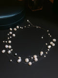 Handmade Multi-Layered Freshwater Pearl Necklace