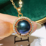 Freshwater Pearl Pendant Necklace 9-10mm for Women
