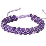 6mm Amethyst Stone Wrap Bracelet for Women