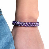 6mm Amethyst Stone Wrap Bracelet for Women