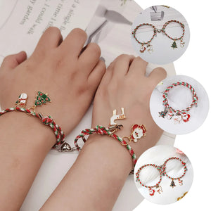 Friendship Bracelets European American Christmas Matching Charm