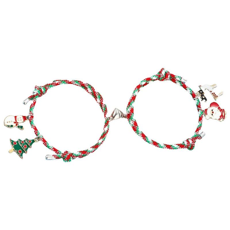 Friendship Bracelets European American Christmas Matching Charm