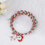 Friendship Bracelets European American Christmas Matching Charm