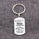 Friendship Gift Keychains: Listens to Your Adventures