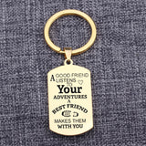 Friendship Gift Keychains: Listens to Your Adventures