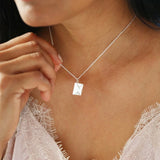 Custom Friendship Love Letter Envelope Pendant Necklace