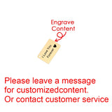 Custom Friendship Love Letter Envelope Pendant Necklace