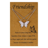 Personalized Friendship Necklace Engraved Pendant Chain Necklace