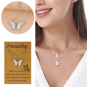 Personalized Friendship Necklace Engraved Pendant Chain Necklace
