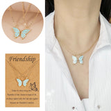 Personalized Friendship Necklace Engraved Pendant Chain Necklace