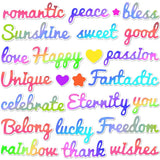 Friendship Words Cutting Dies Metal Letter Die Embossing Stencils
