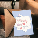 Friendship Words Cutting Dies Metal Letter Die Embossing Stencils