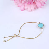 Friendship Bracelets Bulk Good Luck Female Copper Alloy Gemstone Bracelet