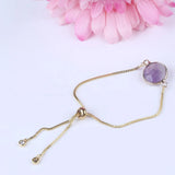Friendship Bracelets Bulk Good Luck Female Copper Alloy Gemstone Bracelet