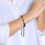 Friendship Rope Bracelets for Couples with Gemstones and Diamonds