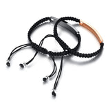 Friendship Rope Bracelets for Couples with Gemstones and Diamonds