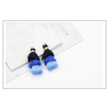 Fringed DIY Earrings Necklace Cake Pendant