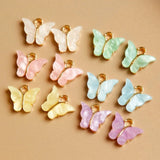 Fritillary Butterfly Earrings Pendant Necklace DIY Jewelry Accessories